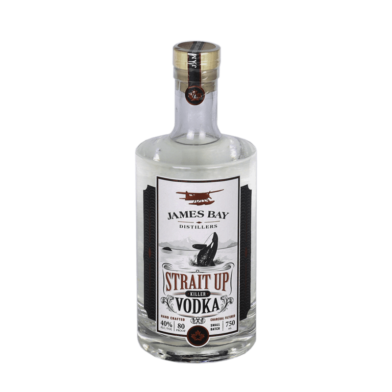 James Bay Distillers Strait Up Killer Vodka 750mL