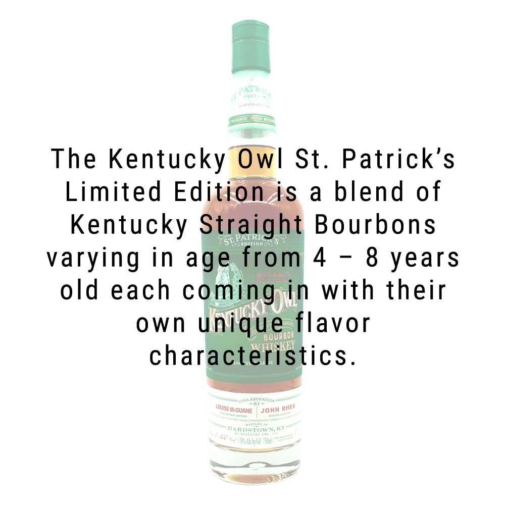 
            
                Load image into Gallery viewer, Kentucky Owl Kentucky Straight Bourbon Whiskey St. Patrick&amp;#39;s Edition 750mL
            
        