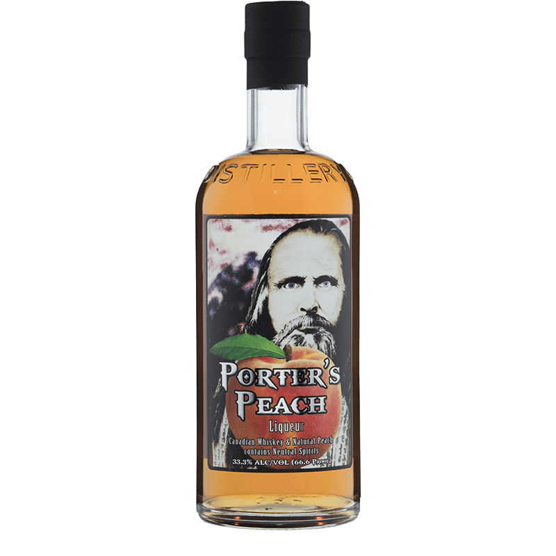 Ogden's Own Distillery Porter's Peach Liqueur 750ml buy online great american craft spirits