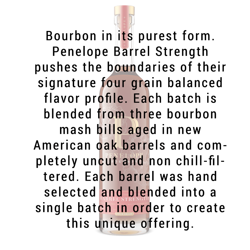 Penelope Bourbon Barrel Strength 750mL