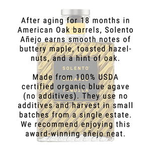 
            
                Load image into Gallery viewer, Solento Organic Tequila Anejo 375mL
            
        