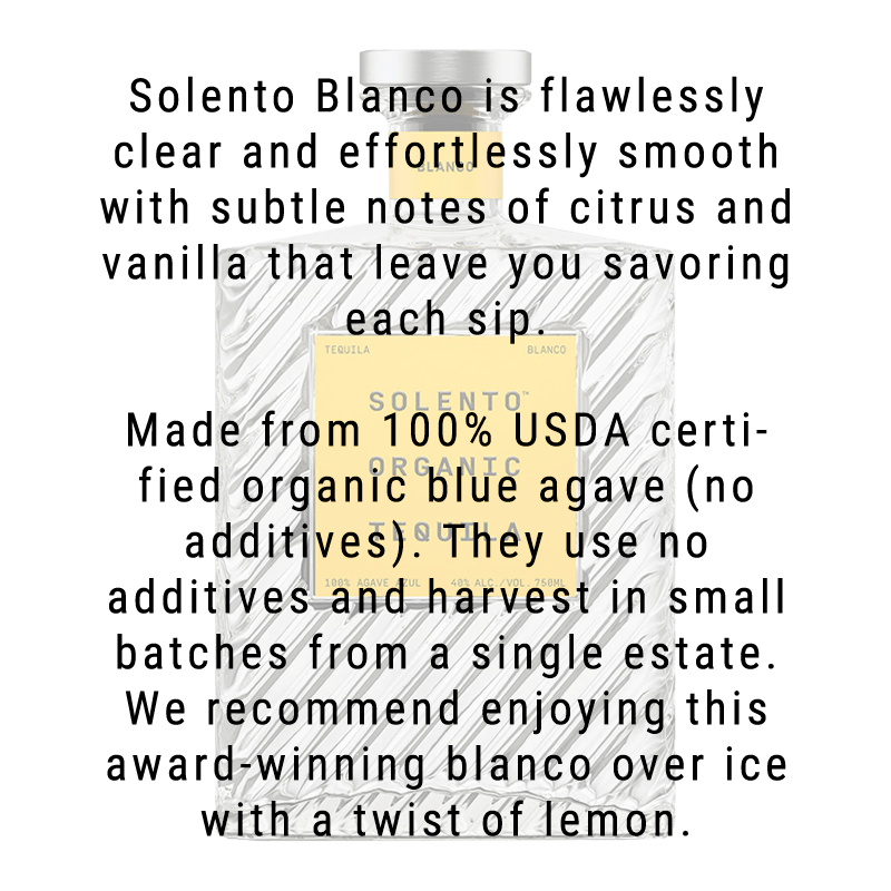 
            
                Load image into Gallery viewer, Solento Organic Tequila Blanco 750mL
            
        
