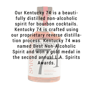 Spiritless Kentucky 74 Distilled Non-Alcoholic Whiskey 750mL