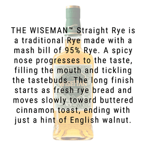
            
                Load image into Gallery viewer, The Wiseman Straight Rye Whiskey Kentucky Owl 750ml
            
        
