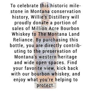 
            
                Load image into Gallery viewer, Willie&amp;#39;s Distillery Million Acre Bourbon 750ml
            
        