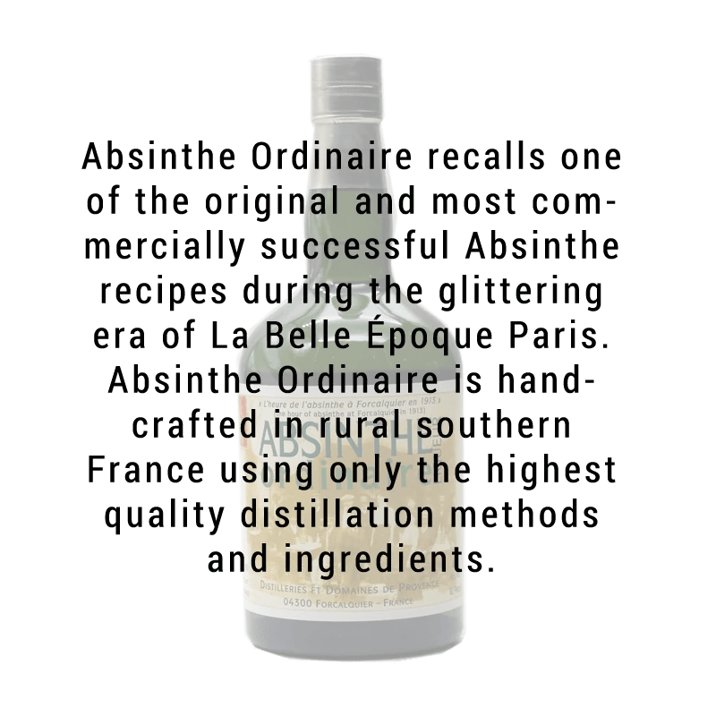 Absinthe Ordinaire Liqueur 750mL - Great American Craft Spirits