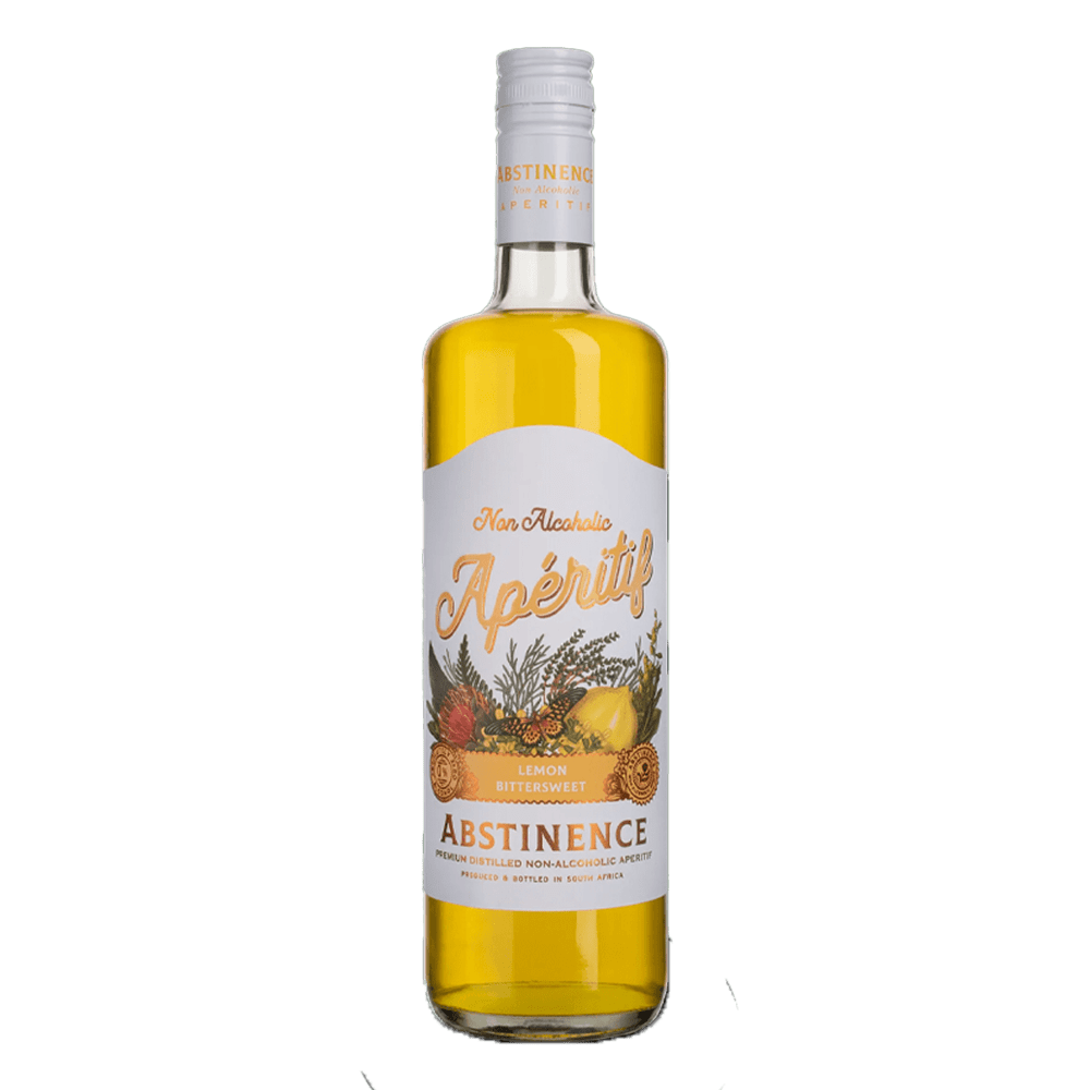 Abstinence Spirits Non - Alcoholic Aperitif Lemon 750mL - Great American Craft Spirits