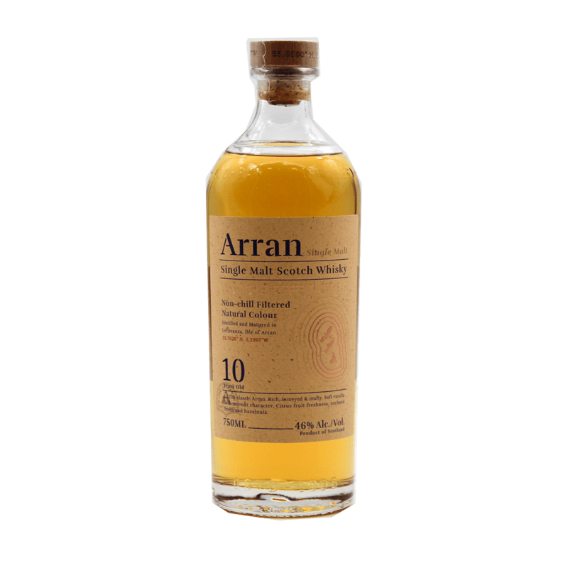 Arran Single Malt Scotch Whiskey 10 Year 750mL
