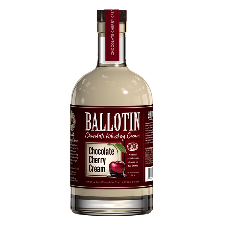 Ballotin Chocolate Cherry Whiskey Cream 750mL