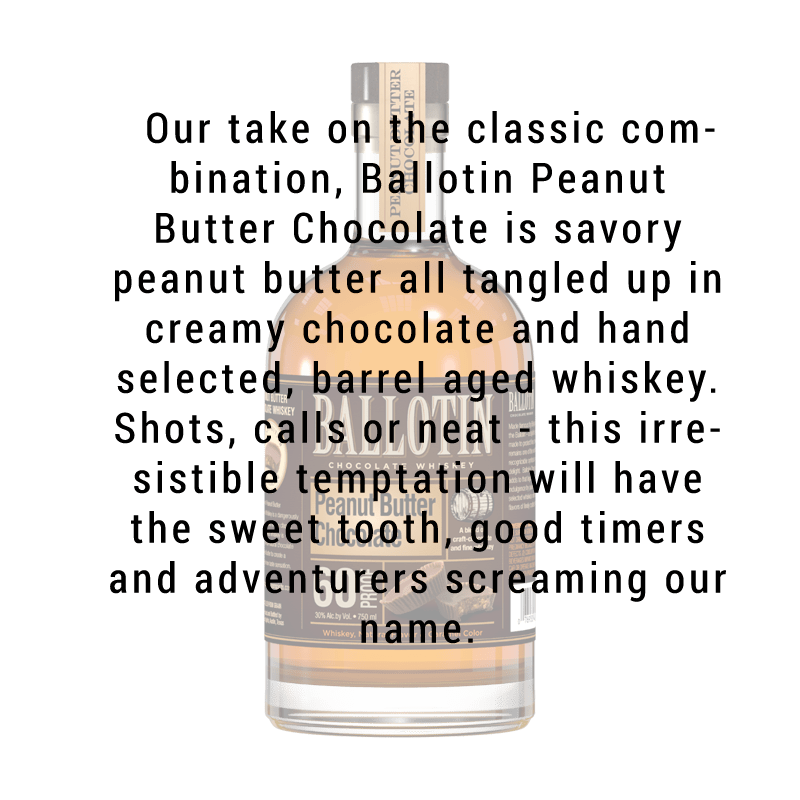 Ballotin Peanut Butter Chocolate Whiskey 750mL