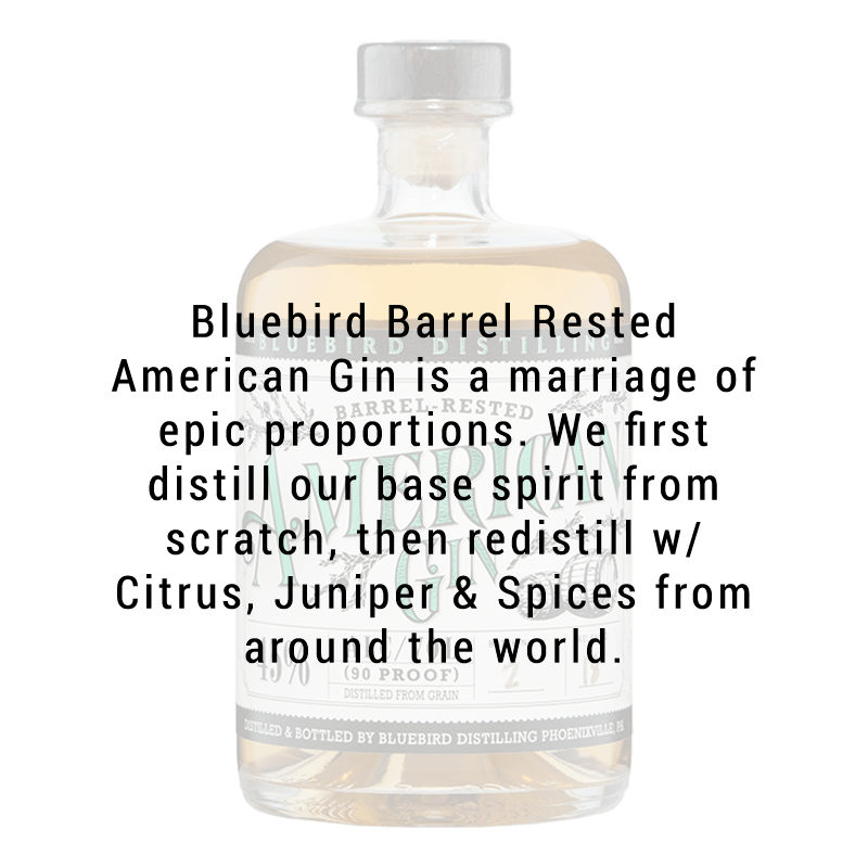 
            
                Load image into Gallery viewer, Bluebird Distilling Barrel Rested American Gin 750mL
            
        