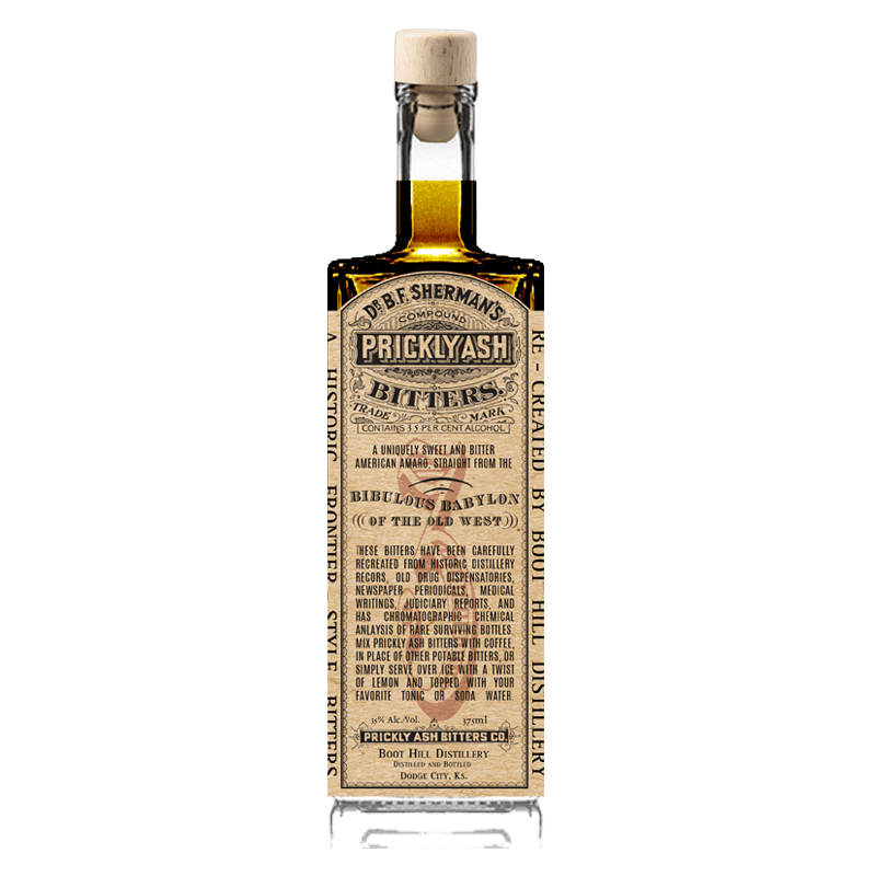 Boot Hill Distillery Prickly Ash Bitters 375mL - Great American Craft Spirits