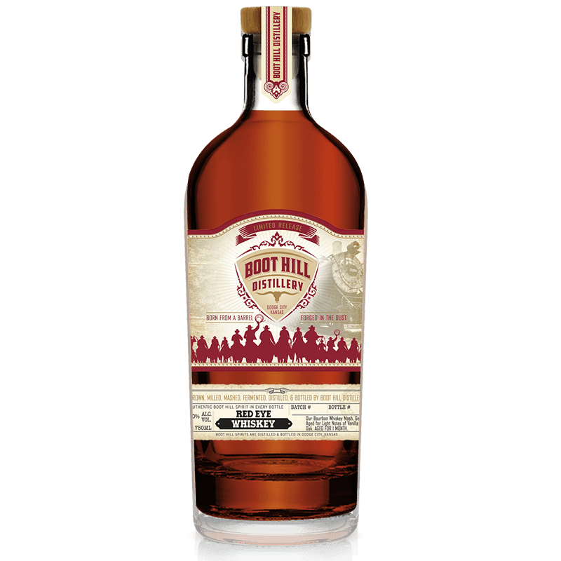 Boot Hill Distillery Red Eye Whiskey 750mL - Great American Craft Spirits