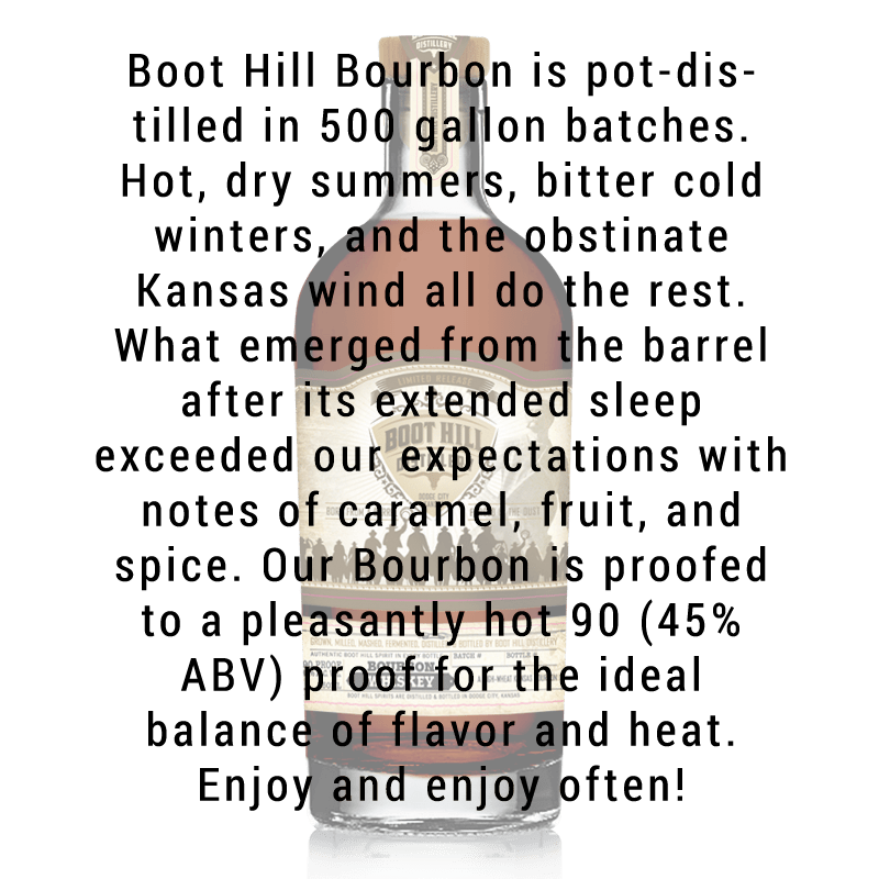 Boot Hill Distillery Bourbon Whiskey 750mL