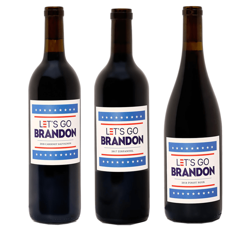 
            
                Load image into Gallery viewer, Let&amp;#39;s Go Brandon Wine Combination 6 Pack
            
        