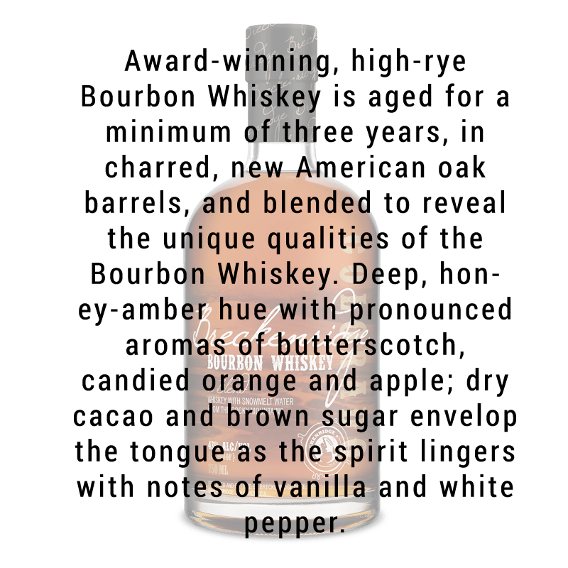 Breckenridge Bourbon Whiskey 750mL - Great American Craft Spirits