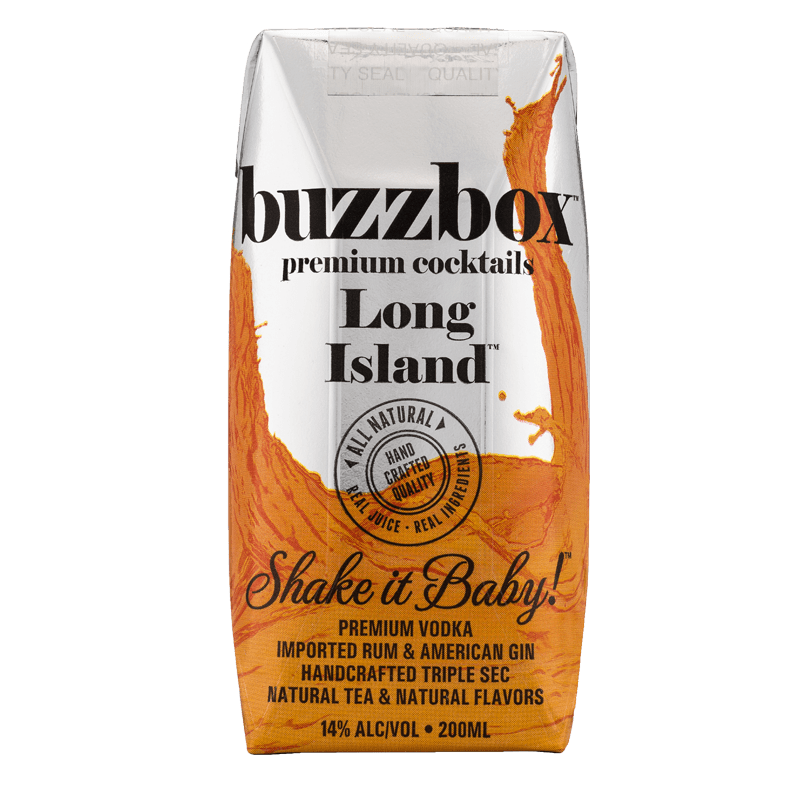 Buzzbox Premium cocktails Long Island cocktail 4 Pack