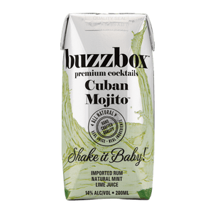 
            
                Load image into Gallery viewer, Buzzbox Premium cocktails Cuban Mijto cocktail 4 Pack
            
        