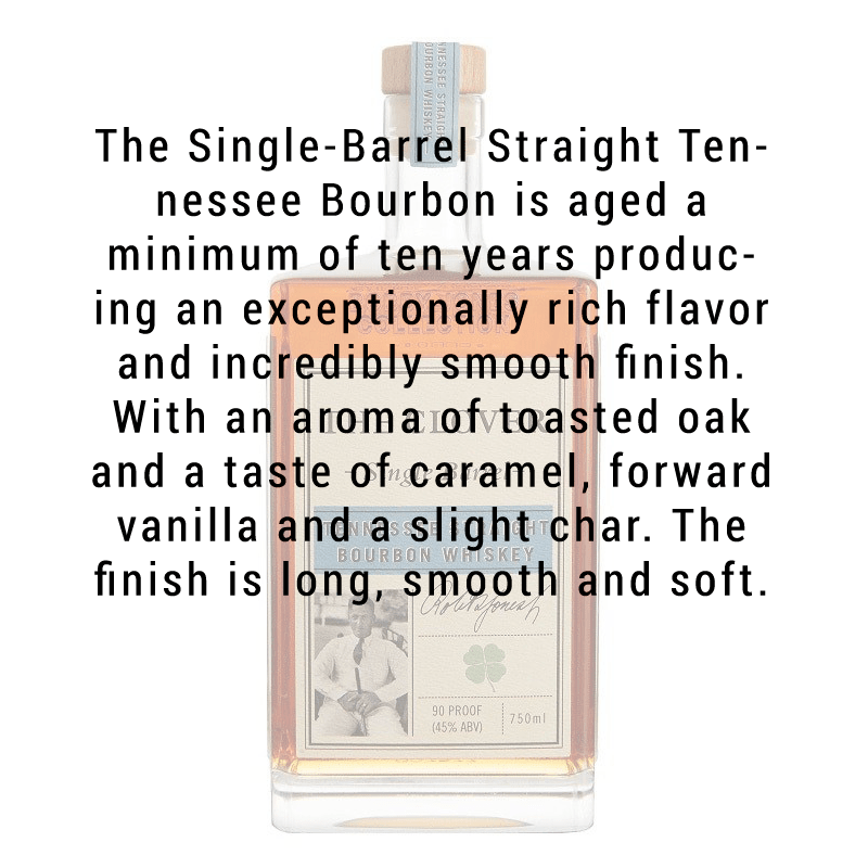 The Clover Single Barrel 10 Year Tennessee Straight Bourbon Whiskey 750mL