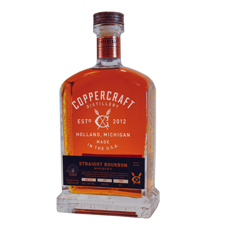 Coppercraft Distillery Straight Bourbon Whiskey 750mL - Great American Craft Spirits