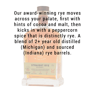 Coppercraft Distillery Rye Whiskey 750mL