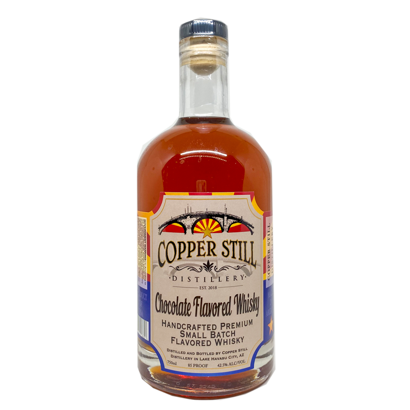 
            
                Load image into Gallery viewer, Copper Still Distillery Chocolate Flavored Whisky 750mL
            
        