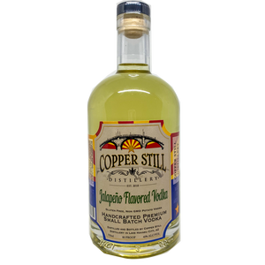 
            
                Load image into Gallery viewer, Copper Still Distillery Jalapeno Flavored Vodka 750mL
            
        