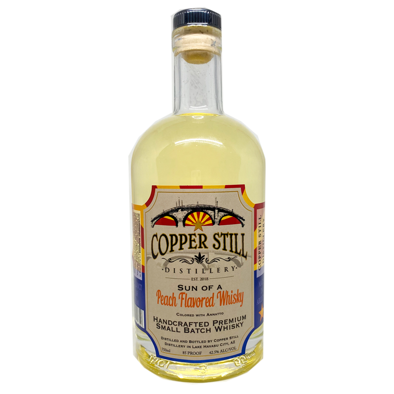 Copper Still Distillery Peach Flavored Whisky 750mL