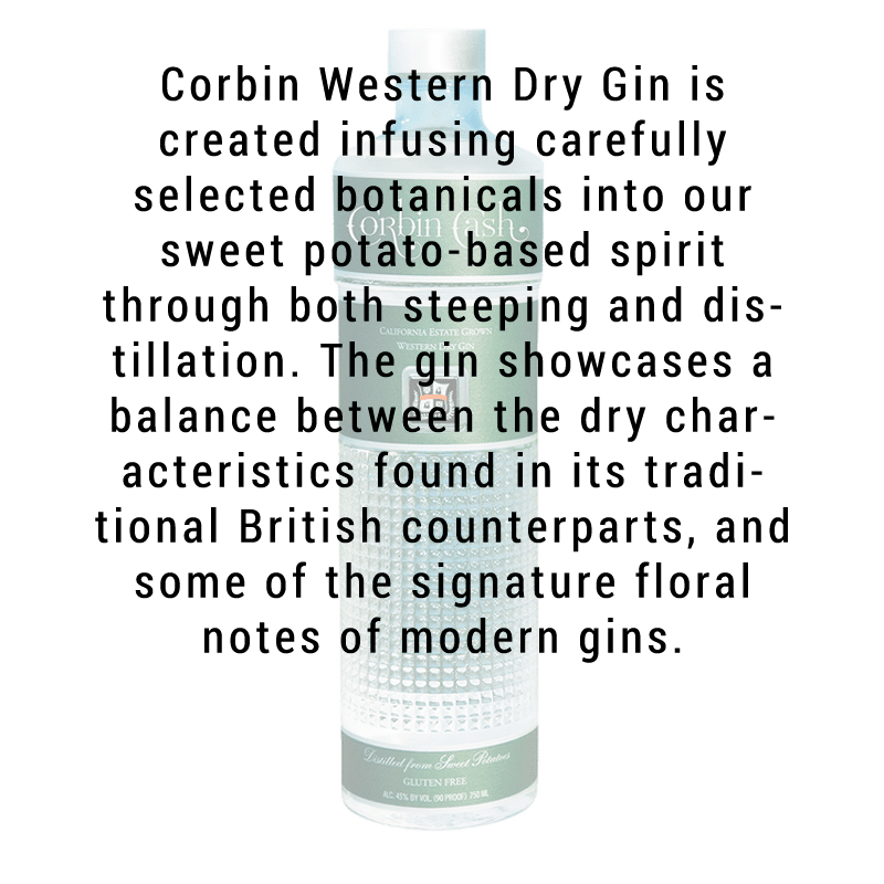 Corbin Cash Western Dry Gin 750mL
