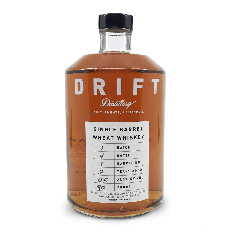 Drift Distillery Single Barrel Wheat Whiskey 750mL