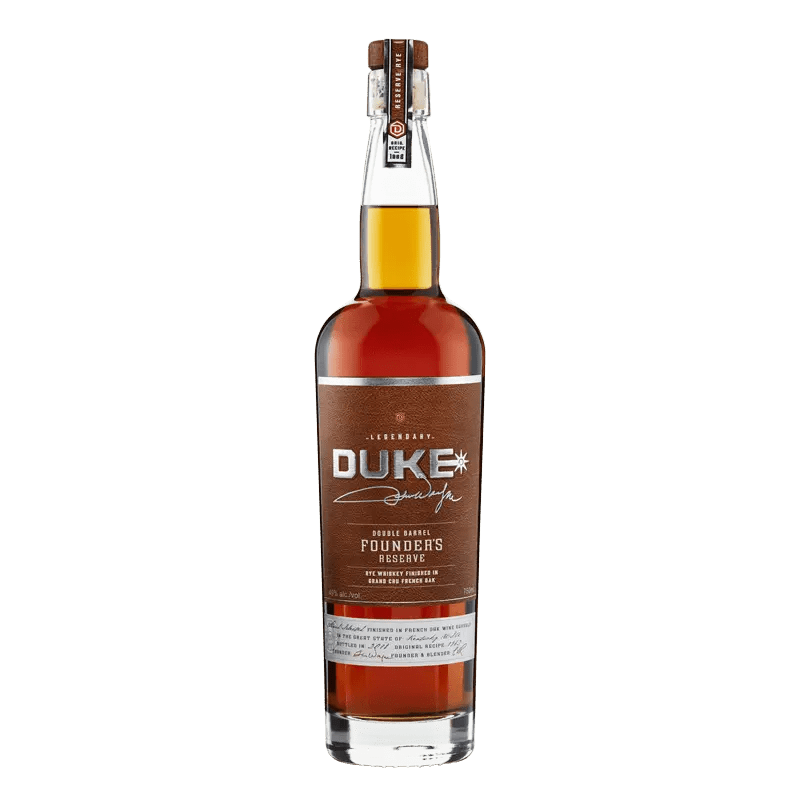 Duke Double Barrel Founders Reserve Rye Whiskey 750ml - Great American Craft Spirits
