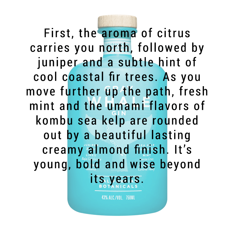 Gray Whale Gin 750ml - Great American Craft Spirits