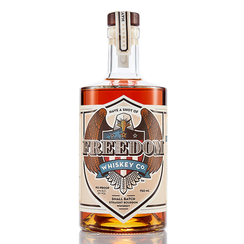 Have A Shot Of Freedom Whiskey Co. Bourbon Whiskey 750mL