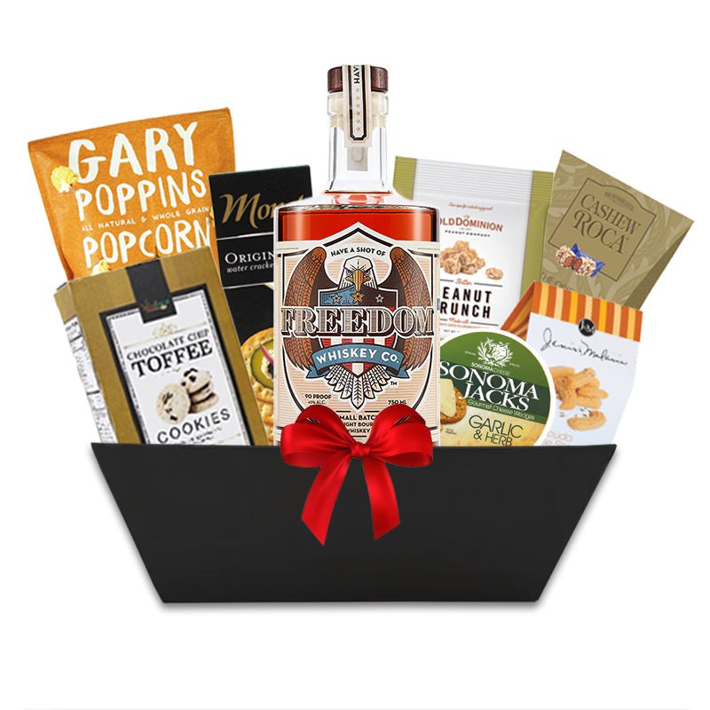 
            
                Load image into Gallery viewer, Have a Shot of Freedom Bourbon Gift Basket
            
        