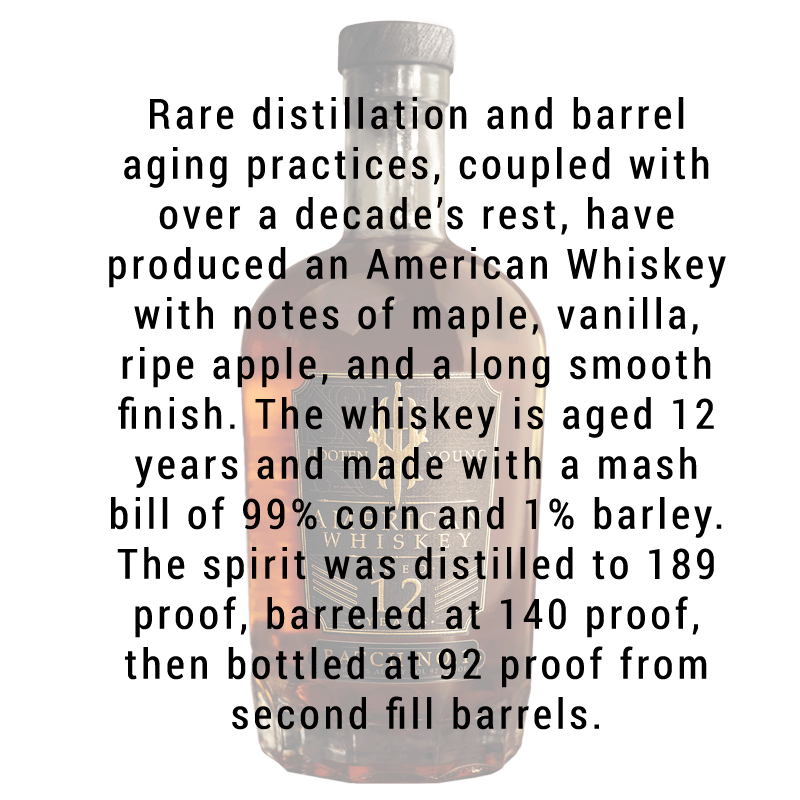 Hooten Young 12 Year American Whiskey 750mL - Great American Craft Spirits