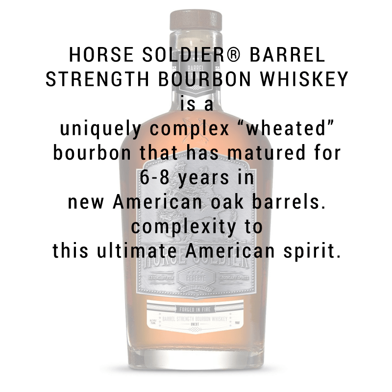 Horse Soldier Reserve Barrel Strength Bourbon Whiskey 750mL