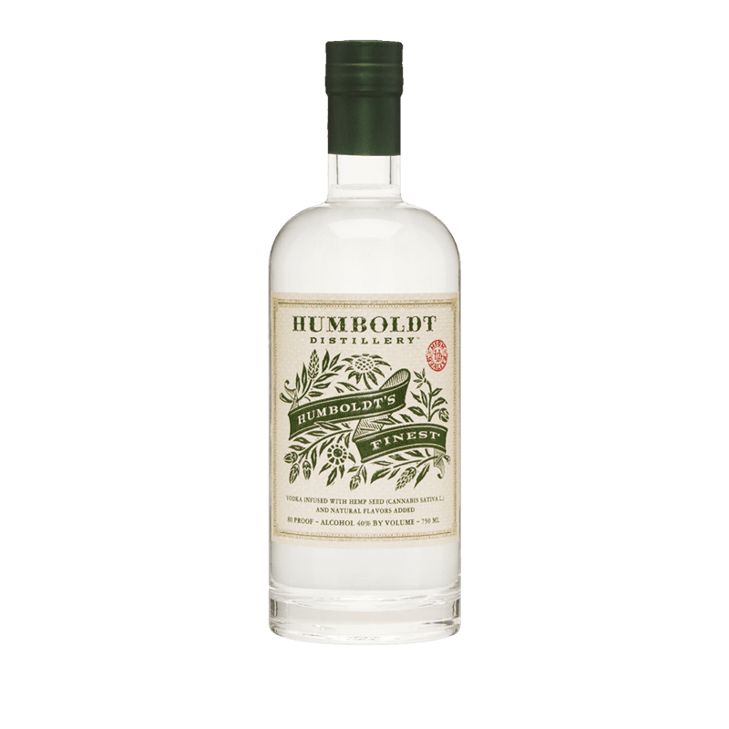 Humboldt Distillery Humboldt’s Finest Hemp-Infused Vodka 750mL