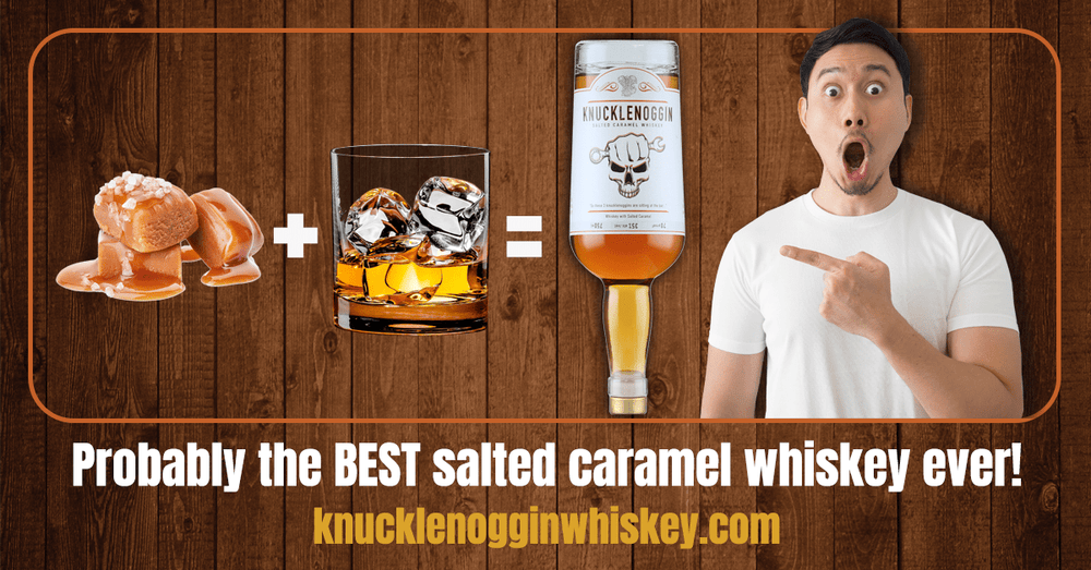 Knucklenoggin Salted Caramel Whiskey 750mL - Great American Craft Spirits