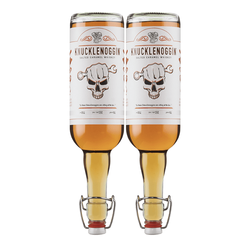 
            
                Load image into Gallery viewer, 2 Pack Knucklenoggin Salted Caramel Whiskey 750mL
            
        