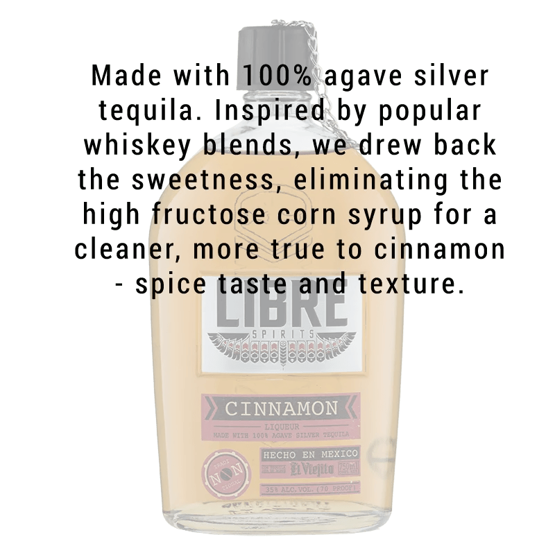 Libre Spirits Cinnamon Liqueur 750mL - Great American Craft Spirits