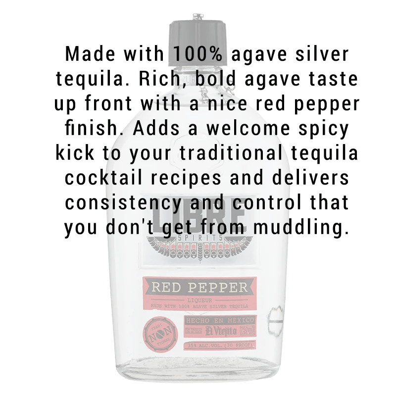 Libre Spirits Red Pepper Liqueur 750mL - Great American Craft Spirits