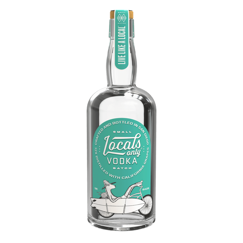 Locals Only Vodka 750ml - Great American Craft Spirits