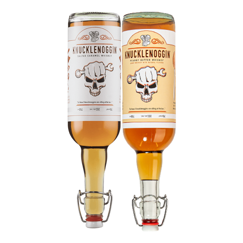 Knucklenoggin Salted Caramel and Peanut butter Mixed 2 Pack 750mL
