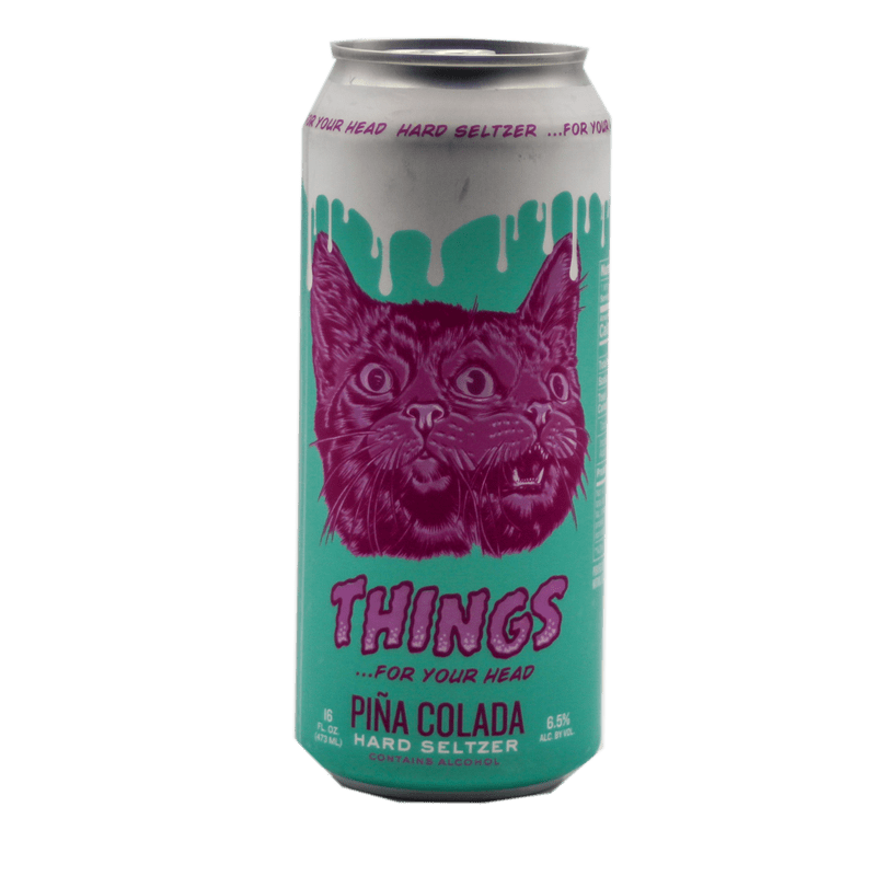 Things For Your Head Pina Colada Hard Seltzer 16.oz