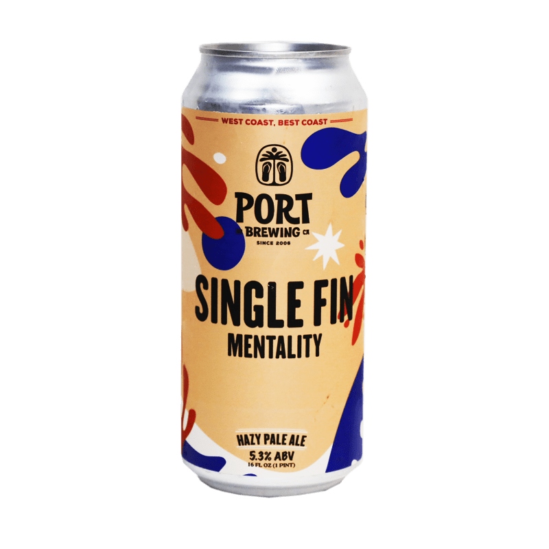 Port Brewing Single Fin Mentality Hazy Pale Ale 16.oz