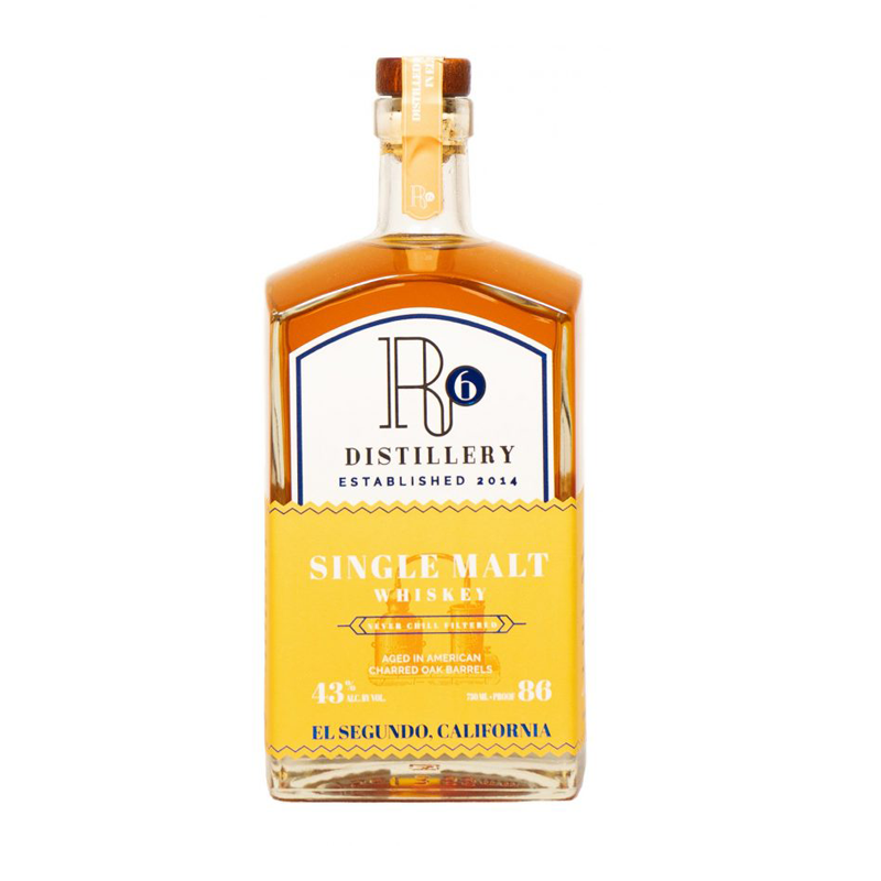 R6 Distillery Single Malt Whiskey 750mL