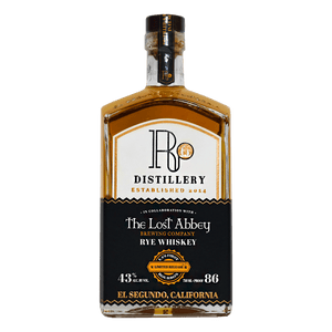 R6 Distillery + The Lost Abbey Brewing Rye Whiskey 750mL