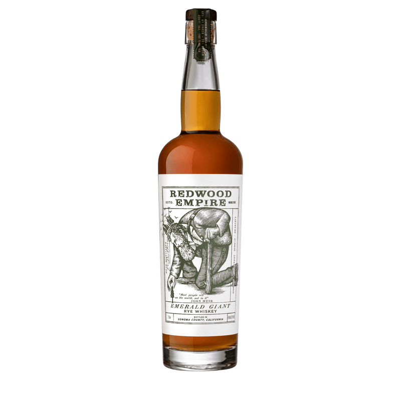 Redwood Empire Emerald Giant Rye Whiskey 750mL - Great American Craft Spirits