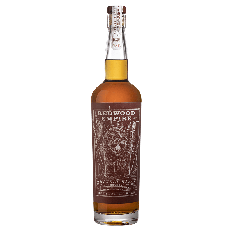 Redwood Empire Bottled in Bond Grizzly Beast Bourbon Whiskey 750mL