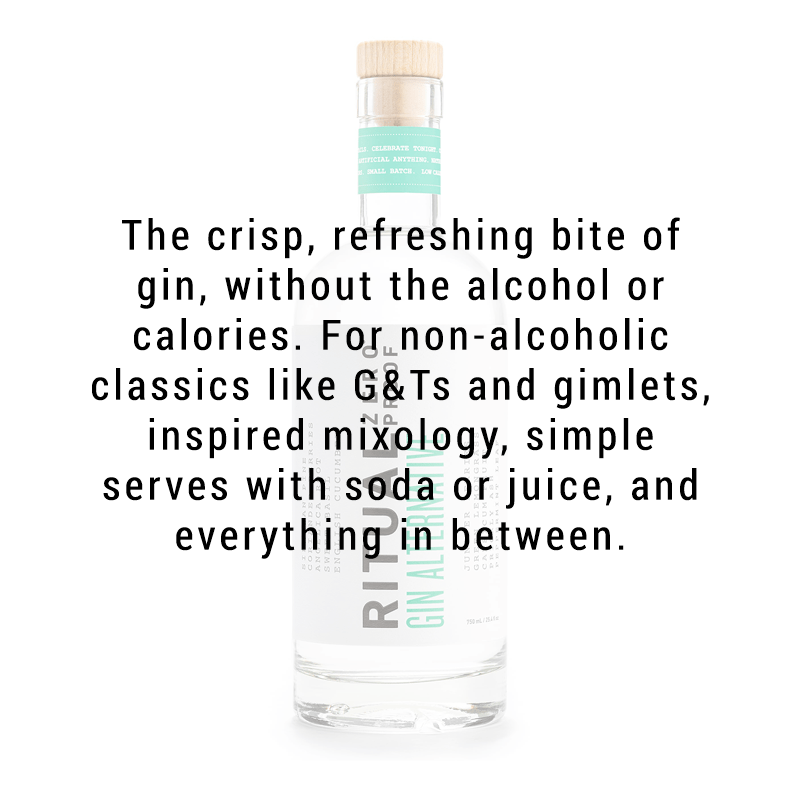 Ritual Zero Proof Gin Alternative 750mL - Great American Craft Spirits